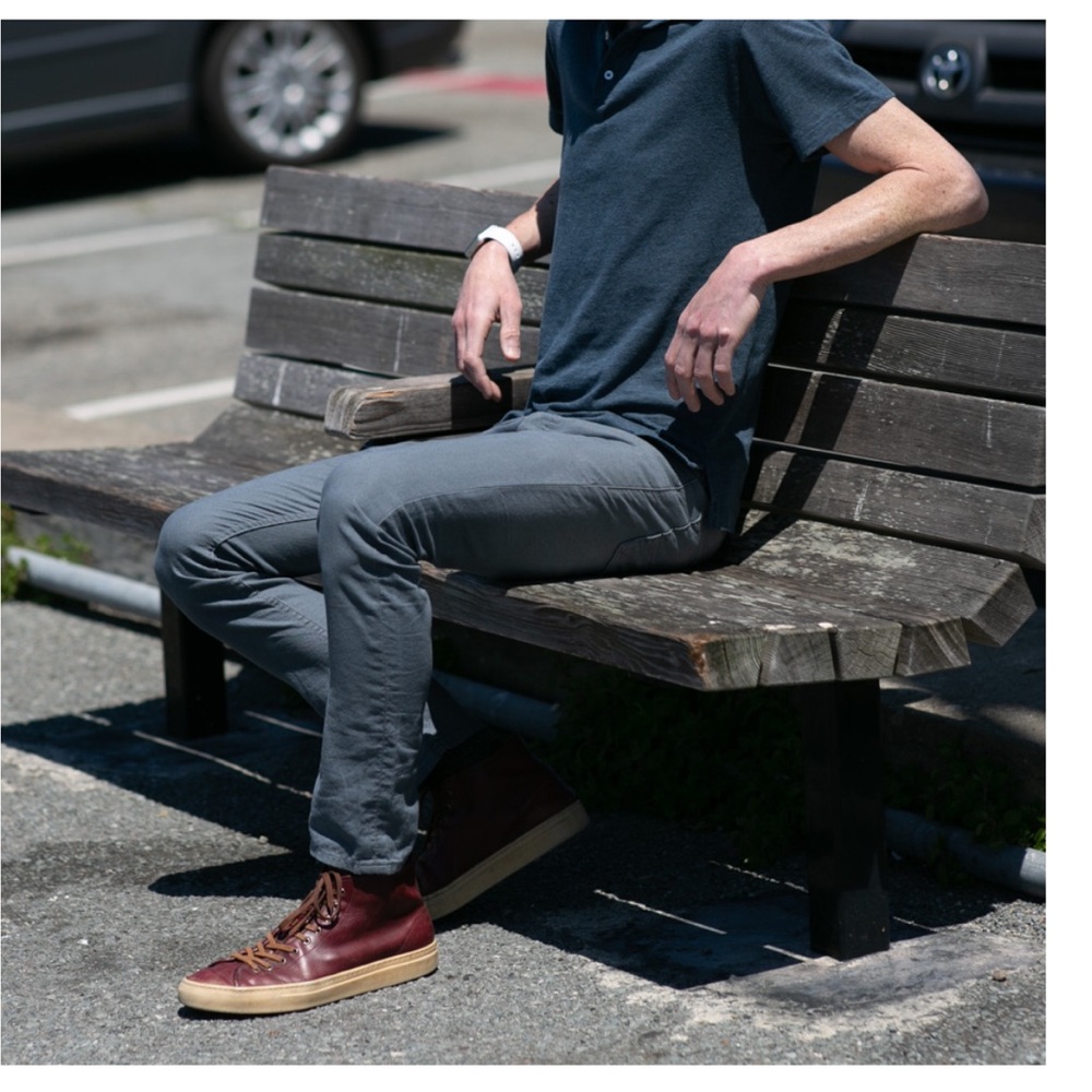 Gustin Gray Straight Jeans Classic Style